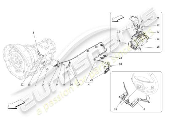 a part diagram from the Maserati Levante parts catalogue