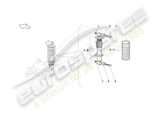 a part diagram from the Lamborghini LP640 Coupe (2009) parts catalogue