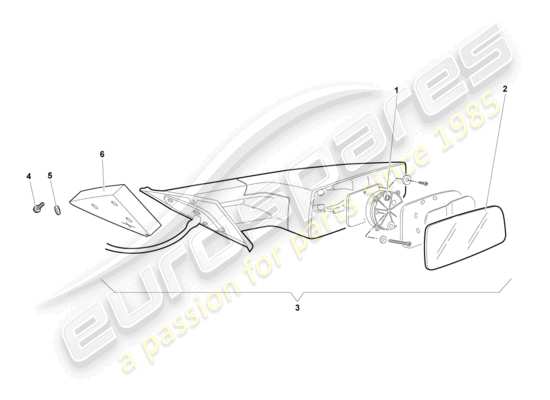 a part diagram from the Lamborghini LP640 Coupe (2009) parts catalogue