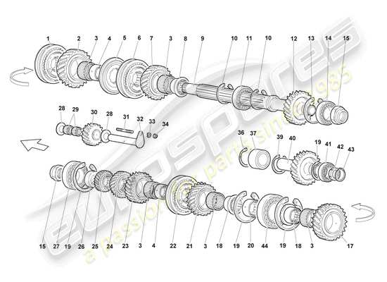 a part diagram from the Lamborghini LP640 Coupe (2010) parts catalogue