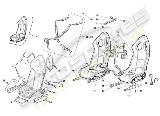 a part diagram from the Lamborghini LP640 Roadster (2009) parts catalogue