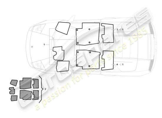 a part diagram from the Lamborghini LP670-4 SV (2010) parts catalogue