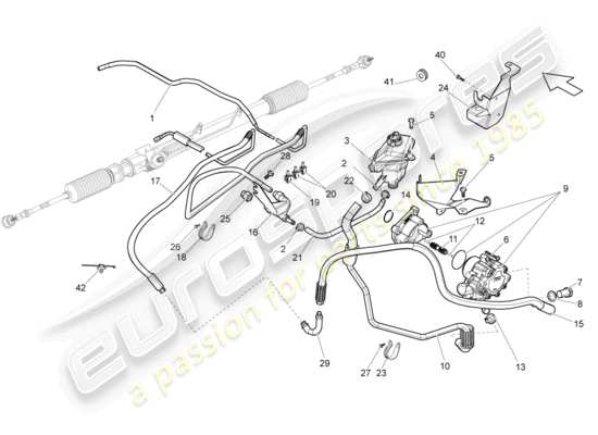 a part diagram from the Lamborghini Gallardo Coupe (2006) parts catalogue