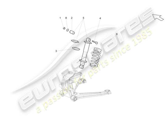 a part diagram from the Lamborghini Gallardo Coupe (2006) parts catalogue