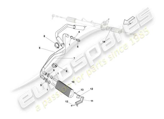 a part diagram from the Lamborghini Gallardo Coupe (2007) parts catalogue