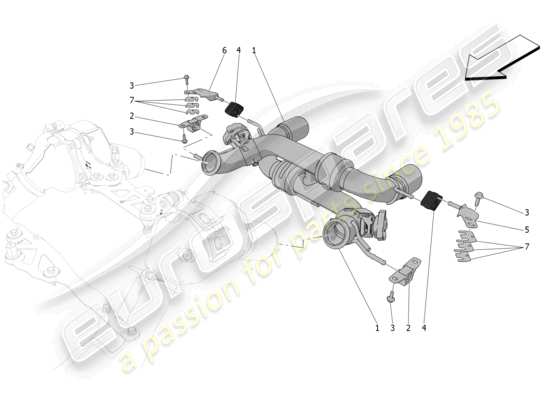 a part diagram from the Maserati MC20 parts catalogue