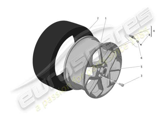 a part diagram from the Maserati MC20 parts catalogue