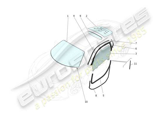 a part diagram from the Maserati MC20 parts catalogue