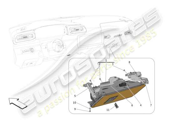 a part diagram from the Maserati MC20 parts catalogue