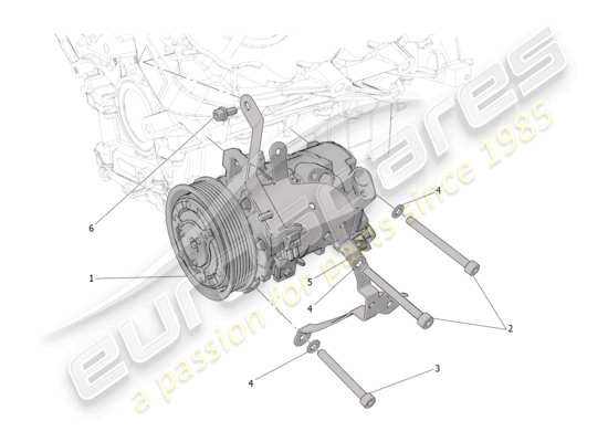 a part diagram from the Maserati MC20 parts catalogue