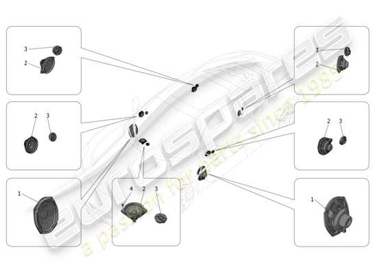 a part diagram from the Maserati MC20 parts catalogue