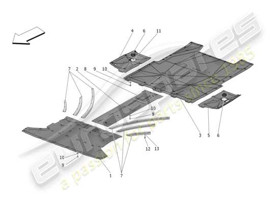 a part diagram from the Maserati MC20 parts catalogue