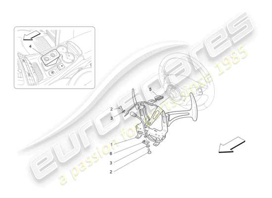 a part diagram from the Maserati GranTurismo parts catalogue