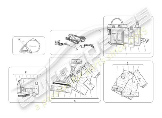 a part diagram from the Maserati GranTurismo parts catalogue