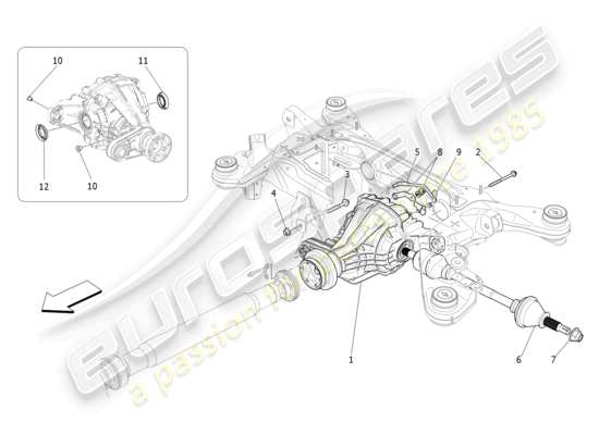 a part diagram from the Maserati Levante parts catalogue