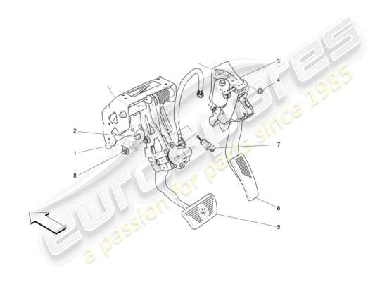 a part diagram from the Maserati Levante parts catalogue