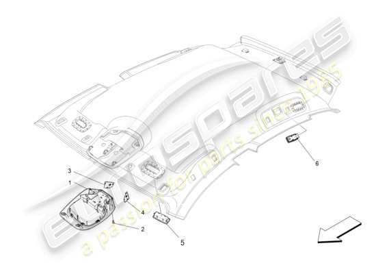 a part diagram from the Maserati Levante parts catalogue