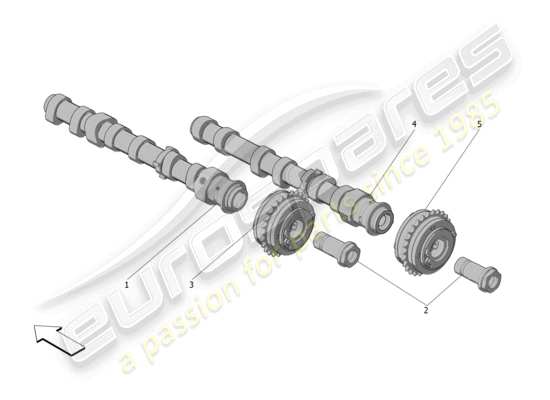 a part diagram from the Maserati MC20 parts catalogue