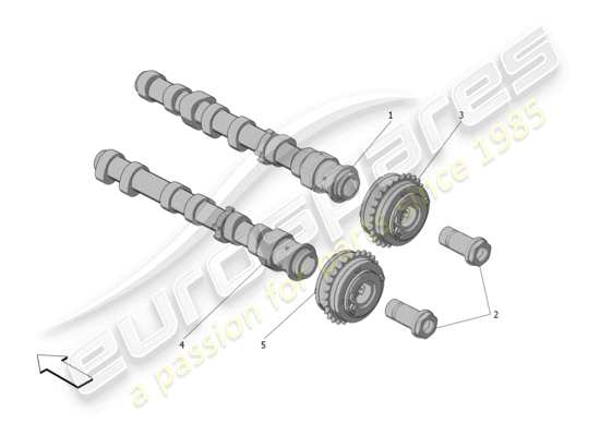 a part diagram from the Maserati MC20 parts catalogue