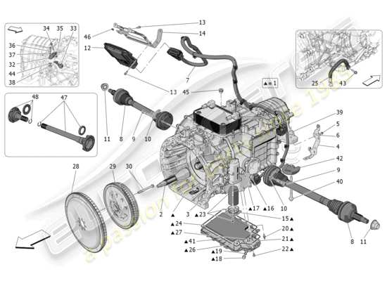 a part diagram from the Maserati MC20 parts catalogue