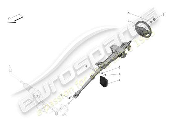 a part diagram from the Maserati MC20 parts catalogue