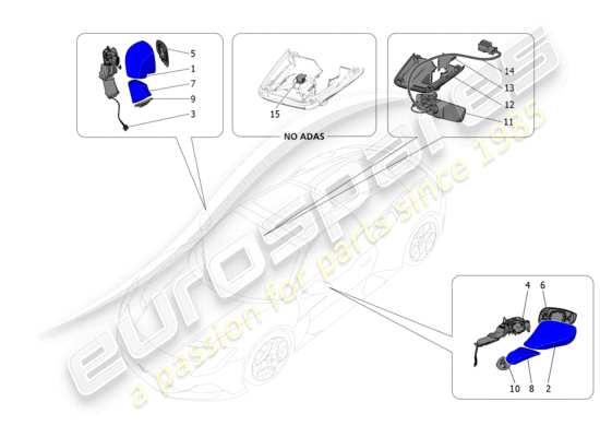 a part diagram from the Maserati MC20 parts catalogue