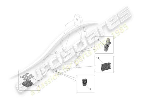 a part diagram from the Maserati MC20 parts catalogue