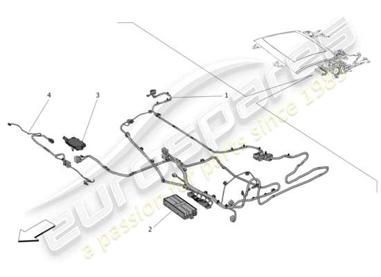 a part diagram from the Maserati MC20 parts catalogue