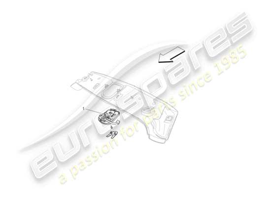 a part diagram from the Maserati GranCabrio parts catalogue