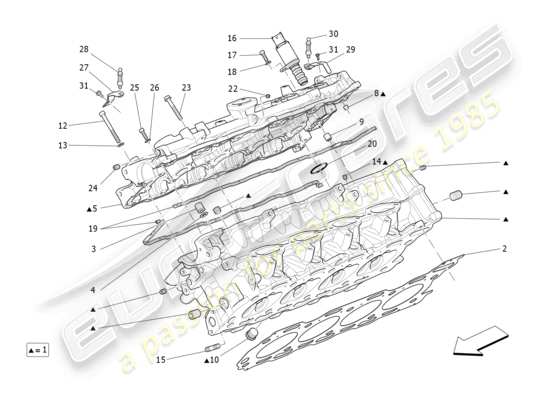 a part diagram from the Maserati Levante parts catalogue