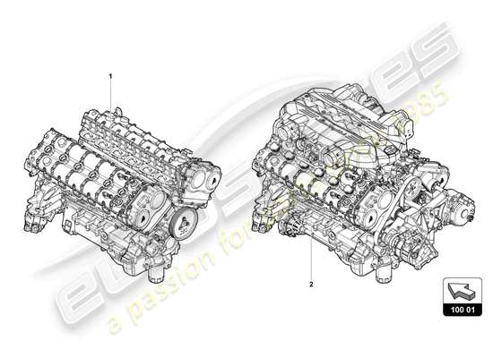 a part diagram from the Lamborghini Sian parts catalogue