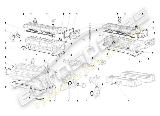 a part diagram from the Lamborghini Murcielago Coupe (2002) parts catalogue