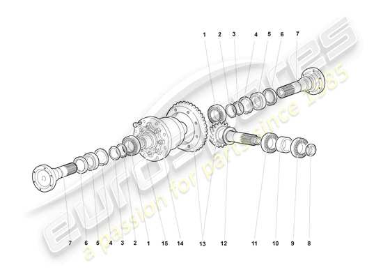 a part diagram from the Lamborghini Murcielago Coupe (2002) parts catalogue