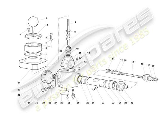 a part diagram from the Lamborghini Murcielago Coupe (2002) parts catalogue