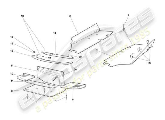 a part diagram from the Lamborghini Murcielago Coupe (2002) parts catalogue