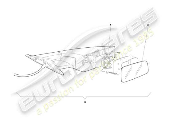 a part diagram from the Lamborghini Murcielago Coupe (2002) parts catalogue