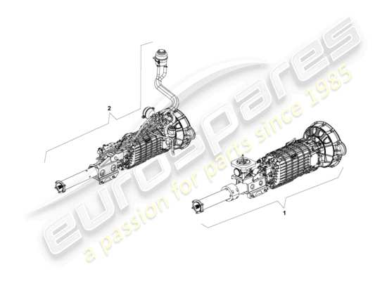 a part diagram from the Lamborghini Murcielago Roadster (2005) parts catalogue