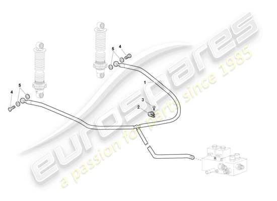 a part diagram from the Lamborghini Murcielago Roadster (2005) parts catalogue