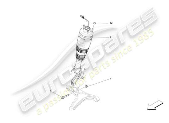 a part diagram from the Maserati Levante parts catalogue