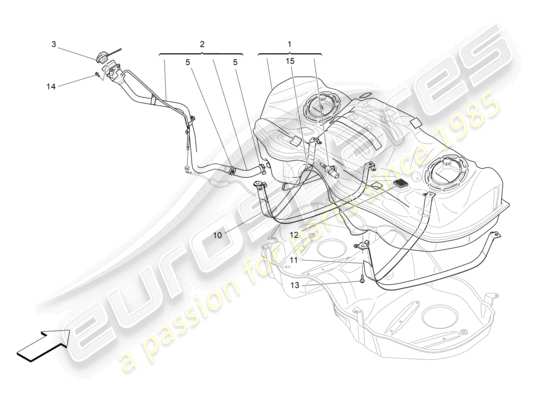 a part diagram from the Maserati Levante parts catalogue