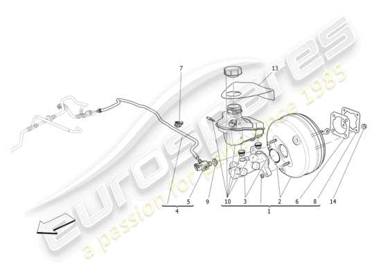 a part diagram from the Maserati Levante parts catalogue