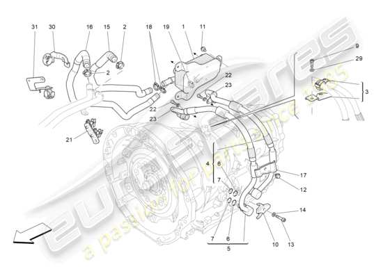 a part diagram from the Maserati Levante parts catalogue