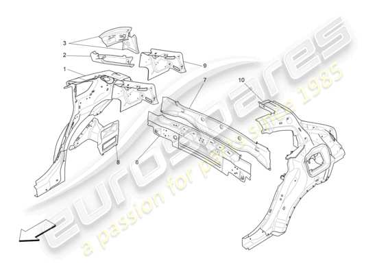 a part diagram from the Maserati Levante parts catalogue