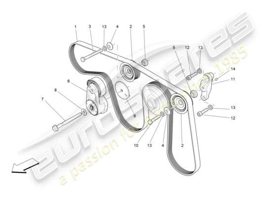 a part diagram from the Maserati Levante parts catalogue