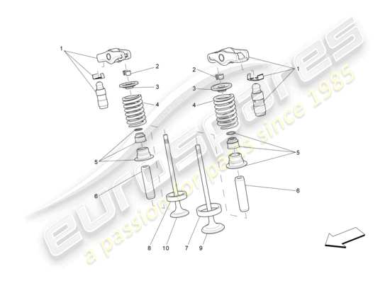 a part diagram from the Maserati Levante parts catalogue