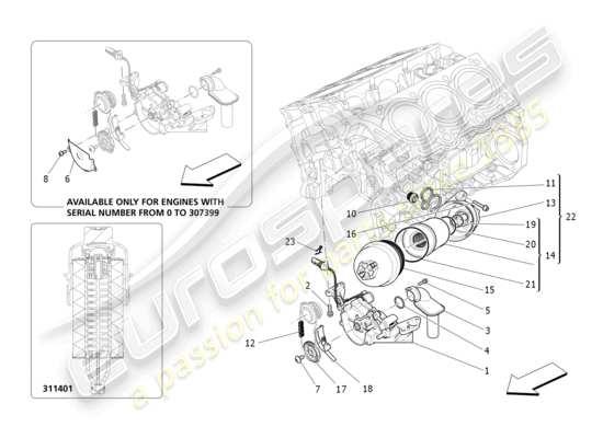 a part diagram from the Maserati Levante parts catalogue