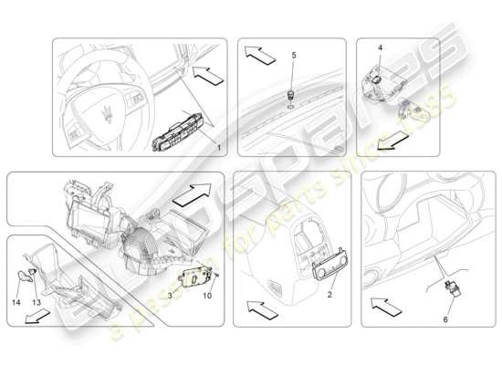 a part diagram from the Maserati Levante parts catalogue