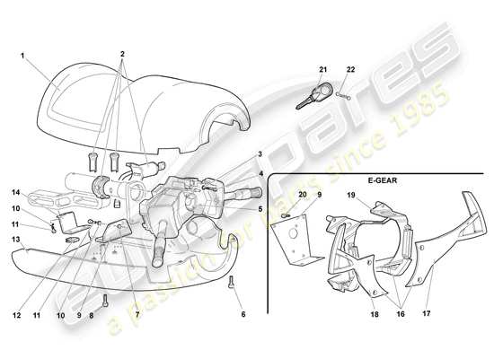 a part diagram from the Lamborghini Murcielago Coupe (2004) parts catalogue