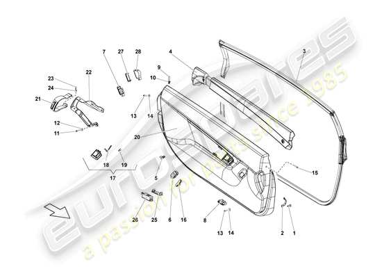 a part diagram from the Lamborghini LP550-2 Coupe (2011) parts catalogue