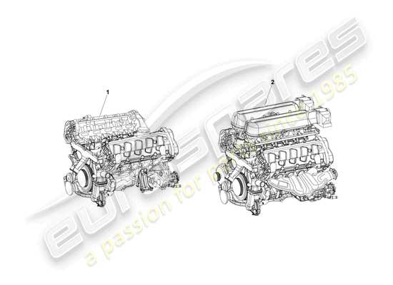 a part diagram from the Lamborghini LP550-2 Spyder (2011) parts catalogue